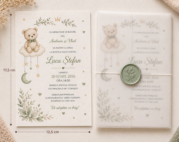 Invitatii de botez personalizate - InvitatiiBotez 21