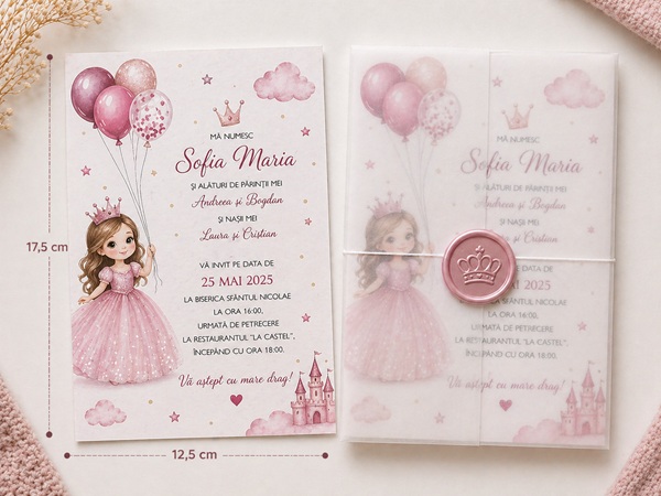 Invitatii de botez personalizate - InvitatiiBotez 38