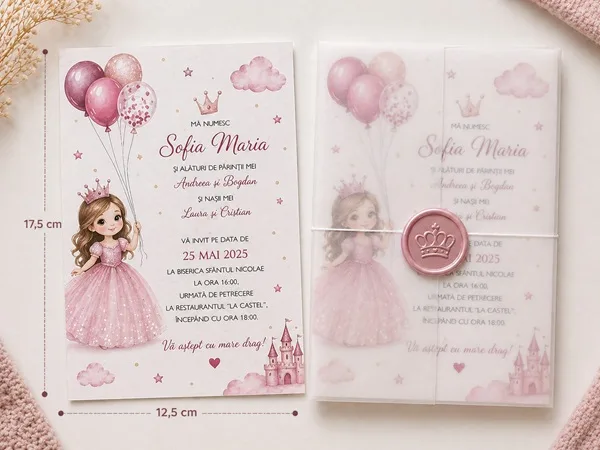 Invitatii de botez personalizate - InvitatiiBotez 38