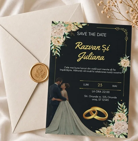 Invitatii de nunta personalizate - InvitatiiNunta 11