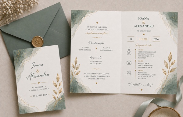 Invitatii de nunta personalizate - InvitatiiNunta 12