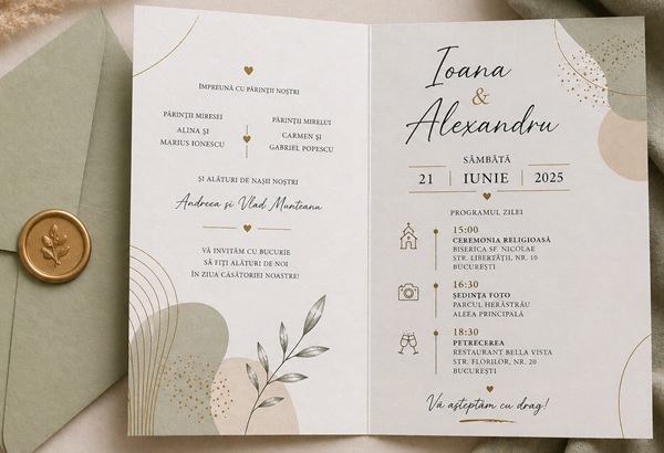 Invitatii de nunta personalizate - InvitatiiNunta 29