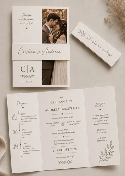 Invitatii de nunta personalizate - InvitatiiNunta 31