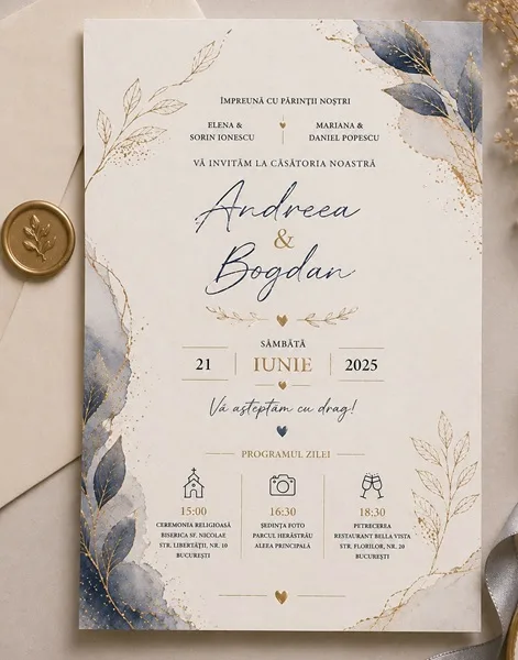 Invitatii de nunta personalizate - InvitatiiNunta 33