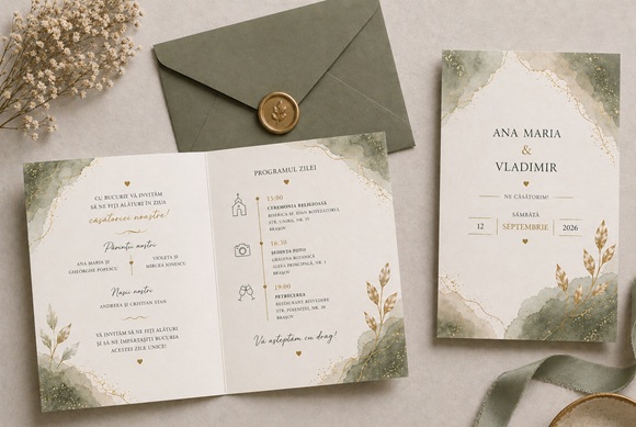 Invitatii de nunta personalizate - InvitatiiNunta 34