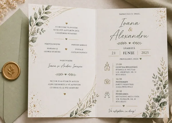 Invitatii de nunta personalizate - InvitatiiNunta 37