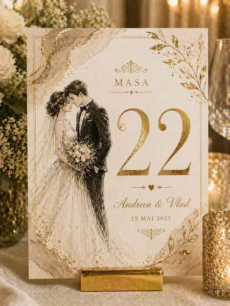 Numere de masa personalizate - NumereMasa 34